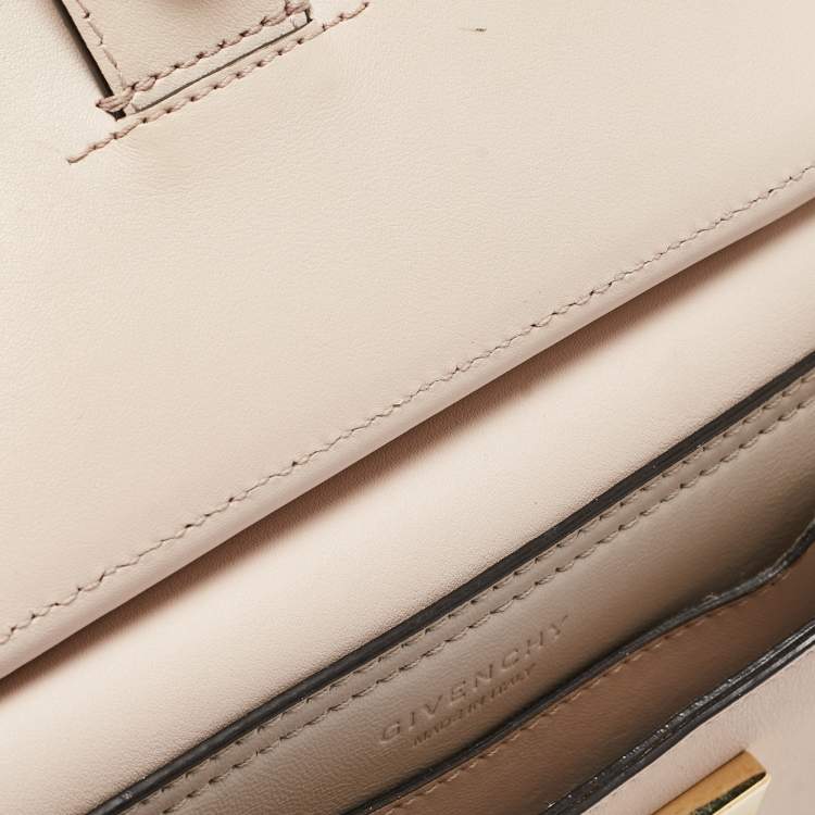 Pre Owned Givenchy Light Pink Leather Mystic Top Handle Bag
