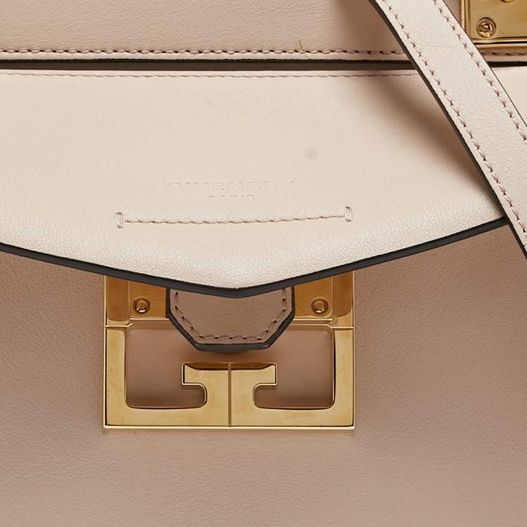 Pre Owned Givenchy Light Pink Leather Mystic Top Handle Bag