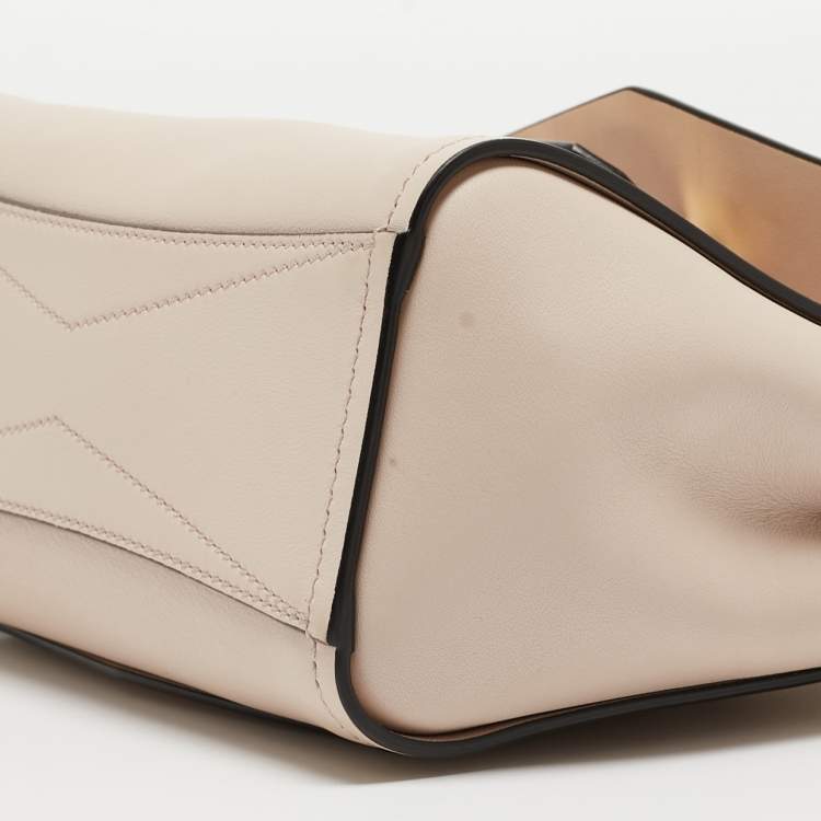 Pre Owned Givenchy Light Pink Leather Mystic Top Handle Bag