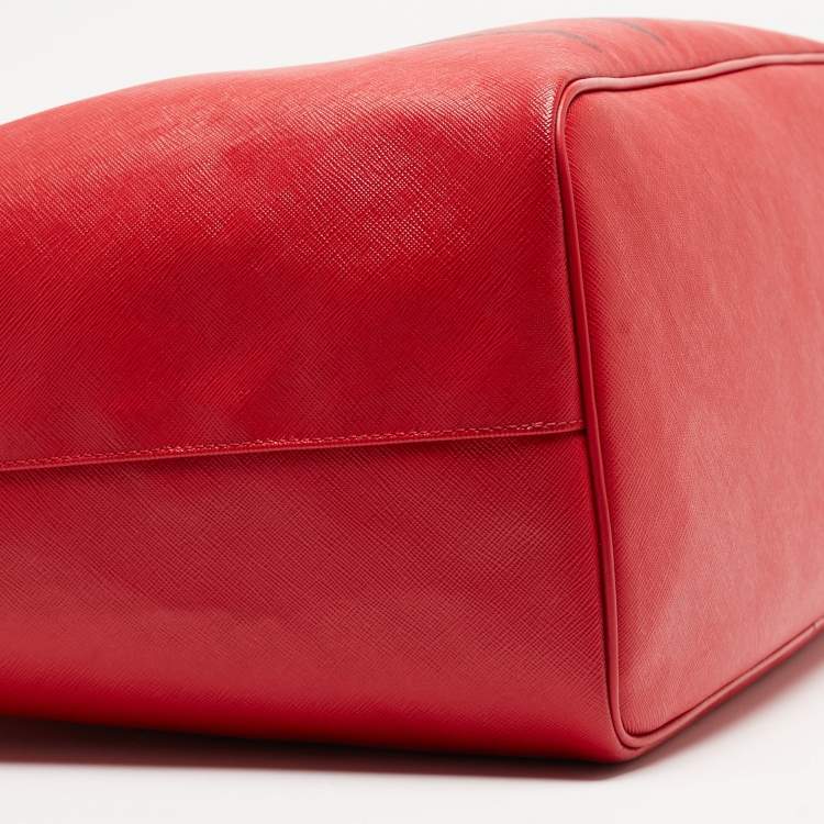 Pre Owned Givenchy Red Leather Large Bambi Antigona Shopper Tote