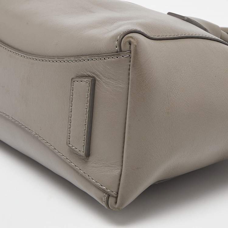 Pre Owned Givenchy Beige Leather Mini Antigona Sport Satchel