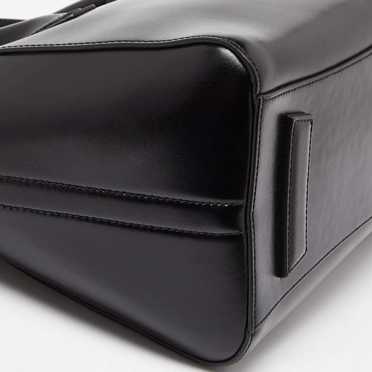 Pre Owned Givenchy Black Leather Small Antigona Satchel