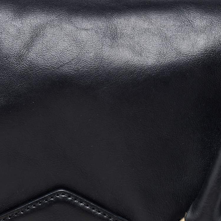 Pre Owned Givenchy Black Signature Canvas and Leather Tote