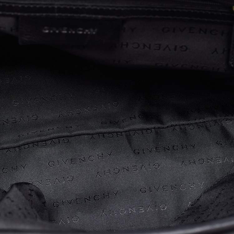 Pre Owned Givenchy Black Signature Canvas and Leather Tote