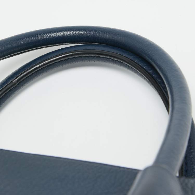 Pre Owned Givenchy Blue Leather Small Antigona Satchel