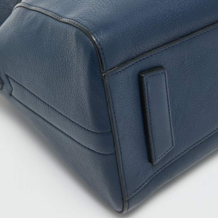 Pre Owned Givenchy Blue Leather Small Antigona Satchel