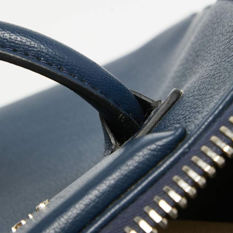 Pre Owned Givenchy Blue Leather Small Antigona Satchel