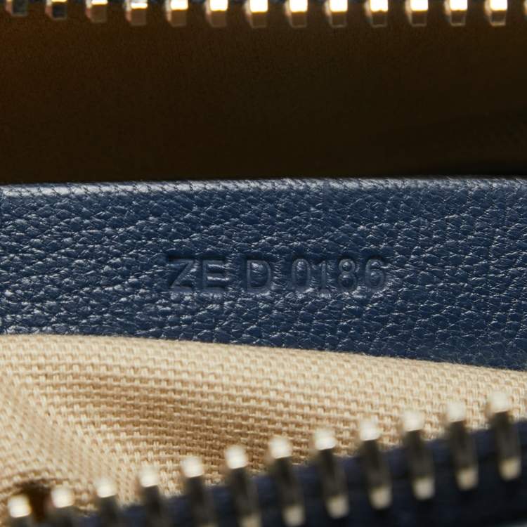 Pre Owned Givenchy Blue Leather Small Antigona Satchel