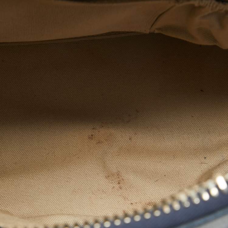 Pre Owned Givenchy Blue Leather Small Antigona Satchel