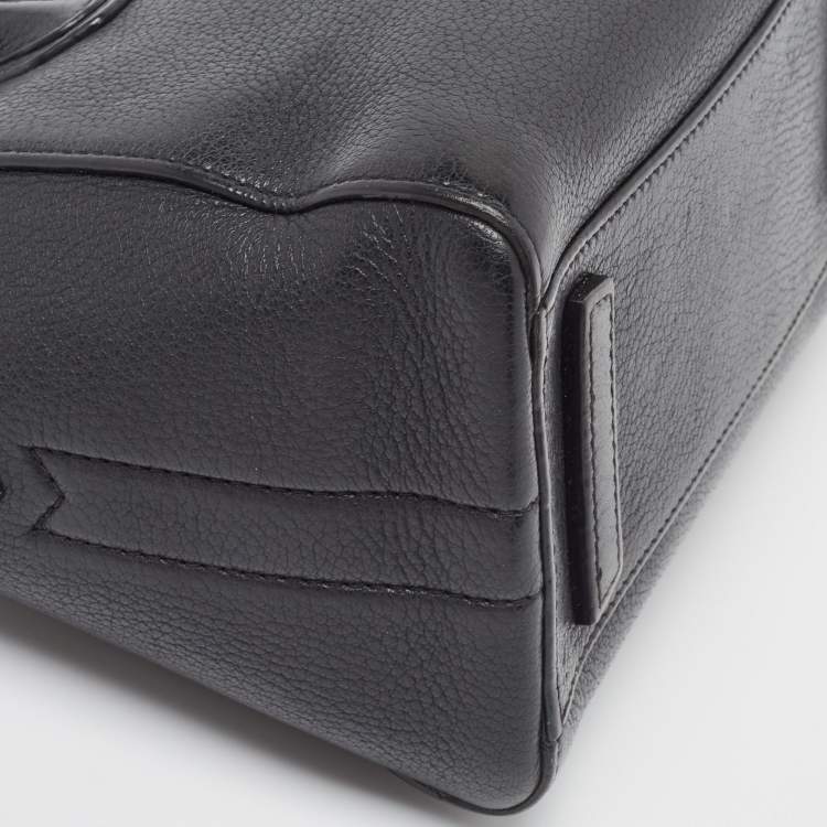 Pre Owned Givenchy Black Leather Mini Antigona Satchel