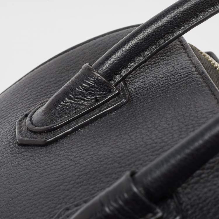 Pre Owned Givenchy Black Leather Mini Antigona Satchel