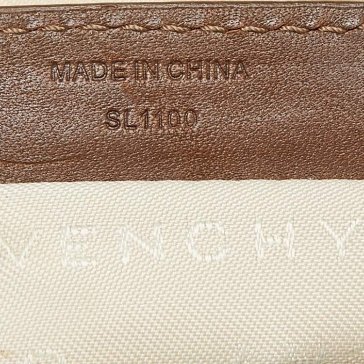 Pre Owned Givenchy Brown Signature Coated Fabric and Leather Satchel
