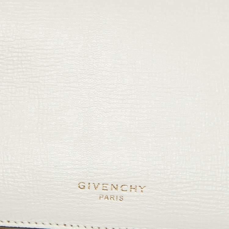 Pre Owned Givenchy White Leather Cross3 Crossbody Bag