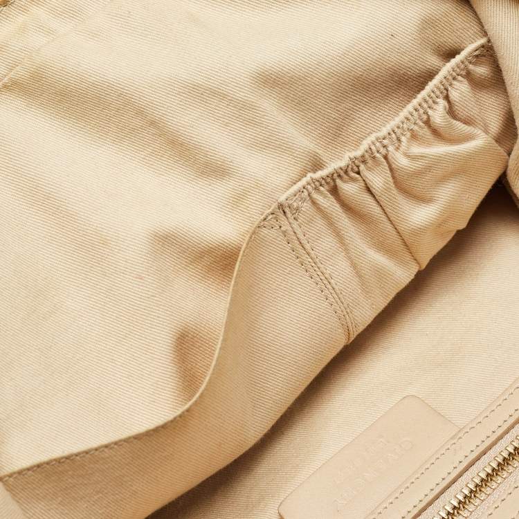 Pre Owned Givenchy Yellow Leather Medium Nightingale Bag