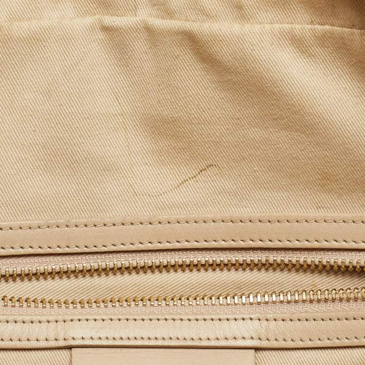 Pre Owned Givenchy Yellow Leather Medium Nightingale Bag