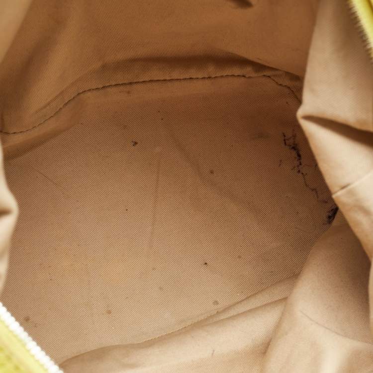 Pre Owned Givenchy Yellow Leather Medium Nightingale Bag