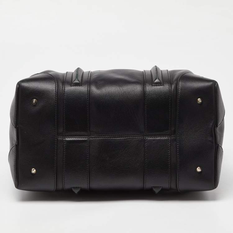 Pre Owned Givenchy Black Leather Lucrezia Boston Bag
