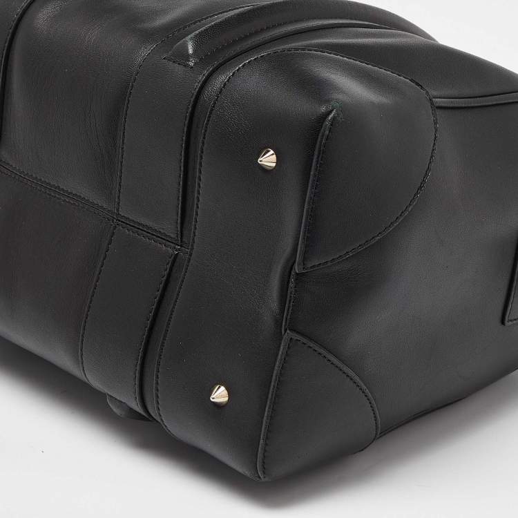 Pre Owned Givenchy Black Leather Lucrezia Boston Bag