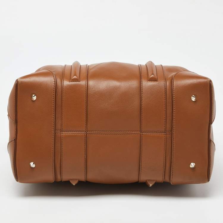 Pre Owned Givenchy Brown Leather Lucrezia Duffle Bag