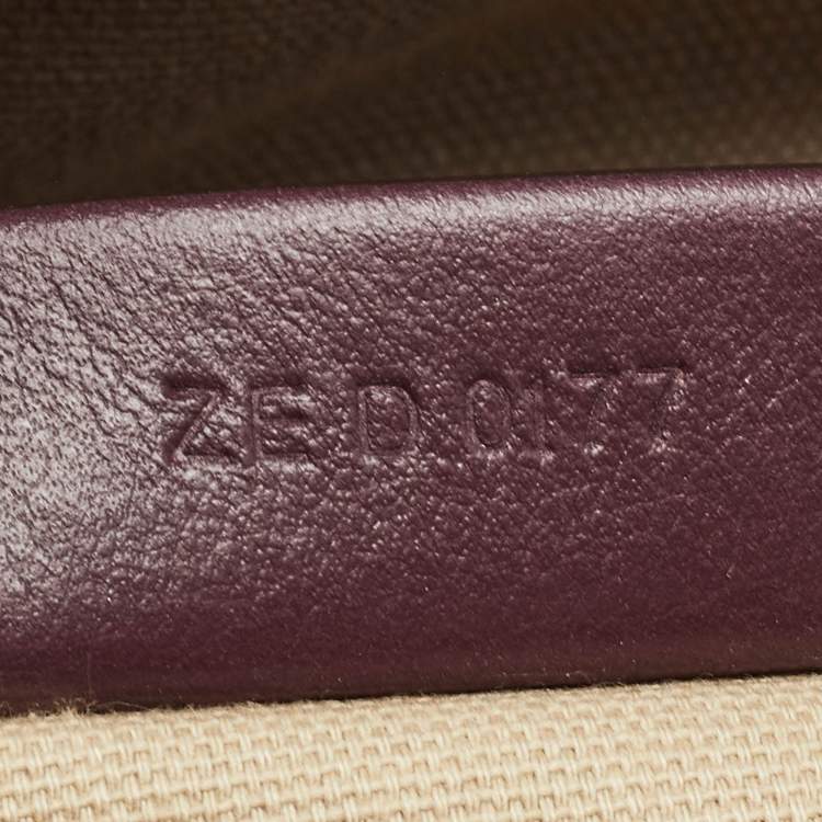Pre Owned Givenchy Burgundy Leather Small Antigona Satchel