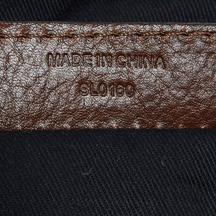 Pre Owned Givenchy Brown Monogram Canvas and Leather Hobo