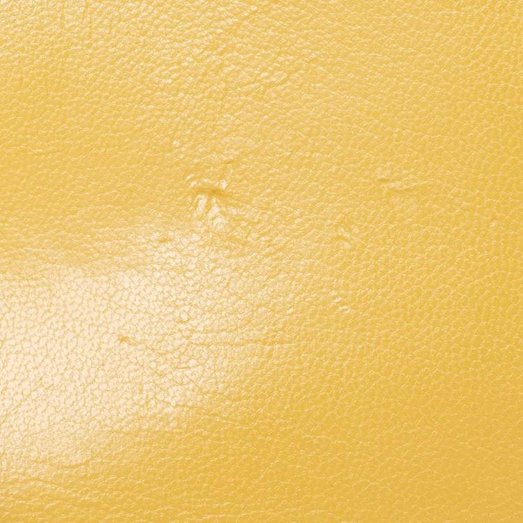 Pre Owned Givenchy Mustard Quilted Leather Small GV3 Shoulder Bag