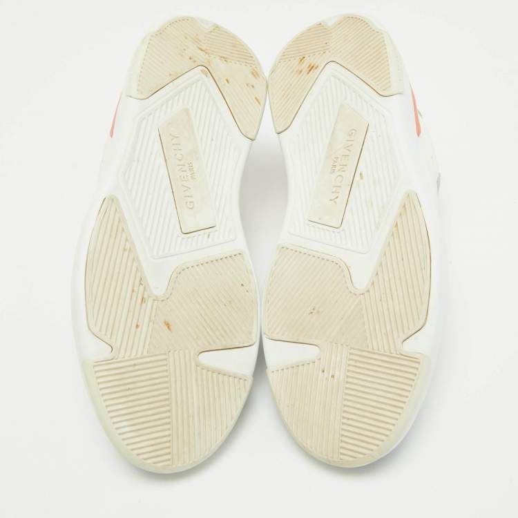 Pre Owned Givenchy Multicolor Leather Wings ow Top Sneakers Size 39