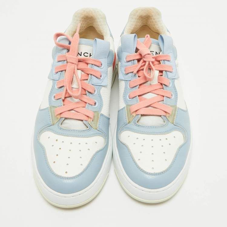 Pre Owned Givenchy Multicolor Leather Wings ow Top Sneakers Size 39