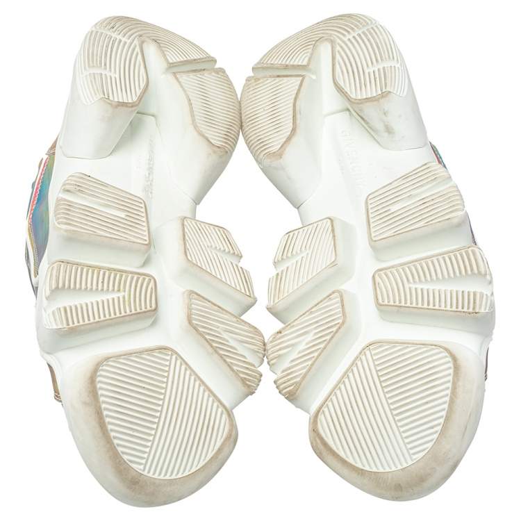 Pre Owned Givenchy Multicolor Polyurethane Jaw Low Top Sneakers Size 38