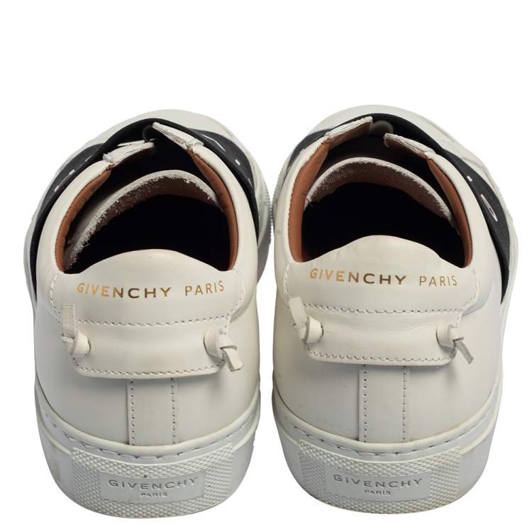 Pre Owned Givenchy White Leather Urban Street Sneakers Size 36