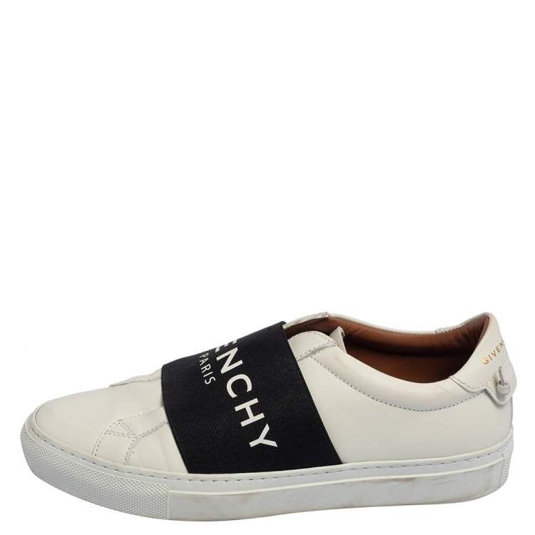 Pre Owned Givenchy White Leather Urban Street Sneakers Size 36