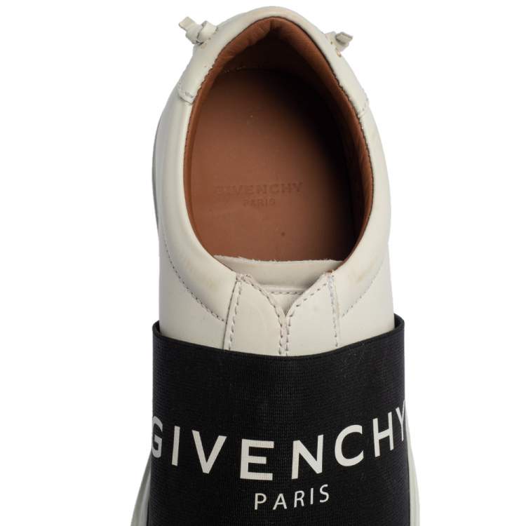Pre Owned Givenchy White Leather Urban Street Sneakers Size 36