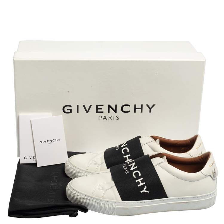 Pre Owned Givenchy White Leather Urban Street Sneakers Size 36