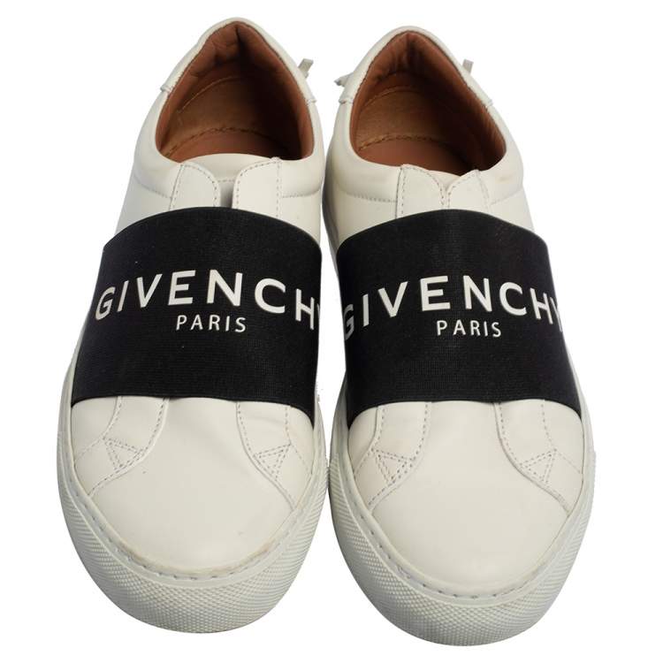 Pre Owned Givenchy White Leather Urban Street Sneakers Size 36