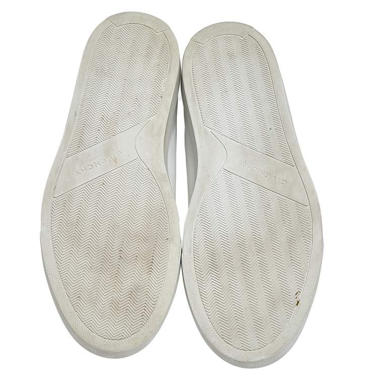 Pre Owned Givenchy White Leather Urban Street Low Top Sneakers Size 38