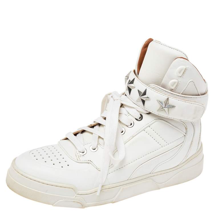 Givenchy white high top sneakers best sale