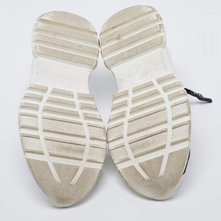 مملوكة مسبقًا Givenchy White Leather Lace Up Sneakers Size 40