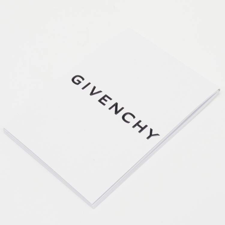Pre Owned Givenchy Black Leather Shark Lock Knee Length Boots Size 39