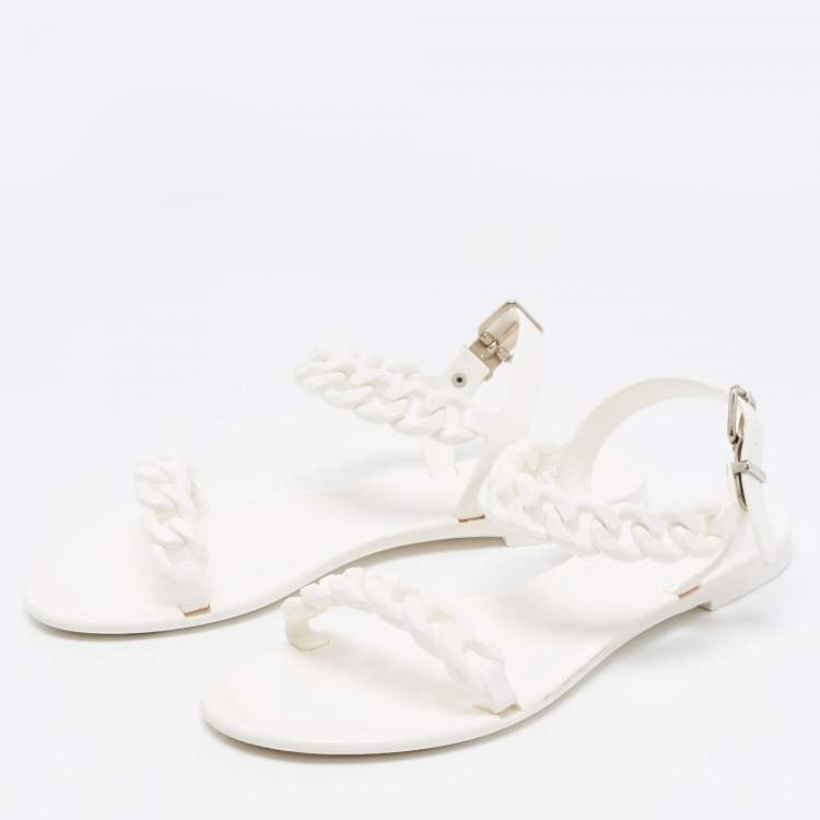 Givenchy Voyou Platform Sandals in White | Lyst