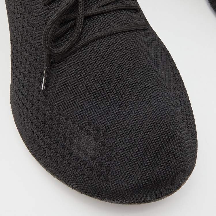 Pre Owned Givenchy Black Stretch Knit TK-360 Sneakers Size 36