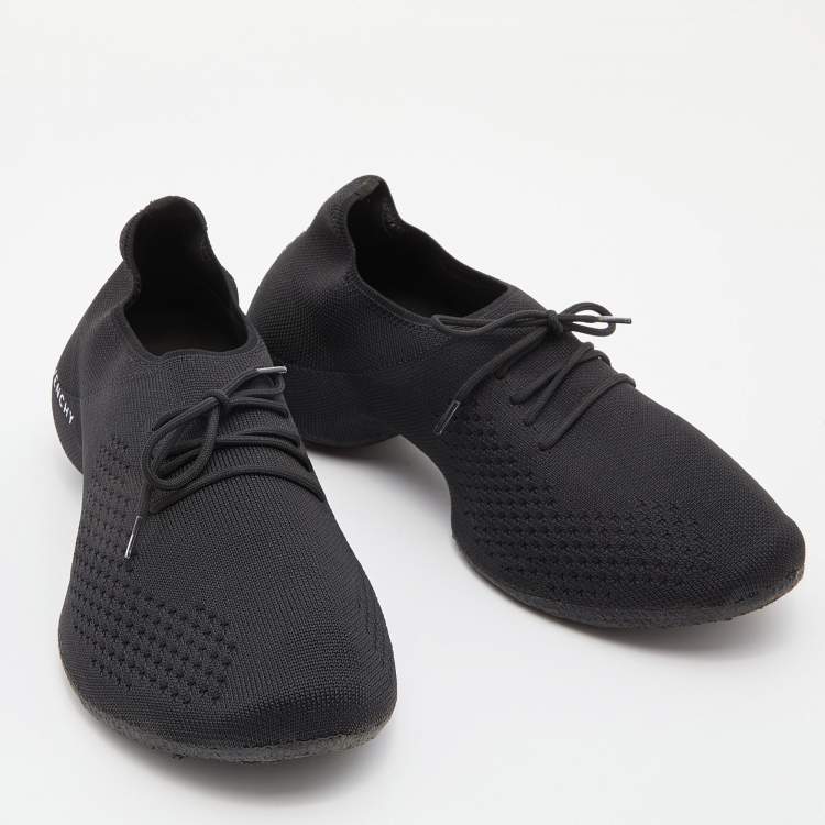 Pre Owned Givenchy Black Stretch Knit TK-360 Sneakers Size 36