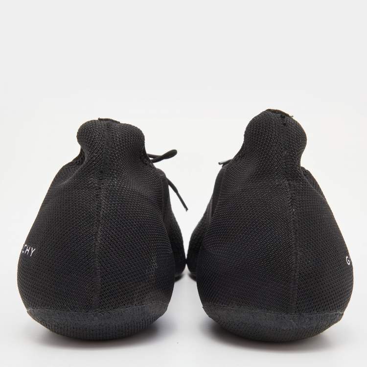 Pre Owned Givenchy Black Stretch Knit TK-360 Sneakers Size 36