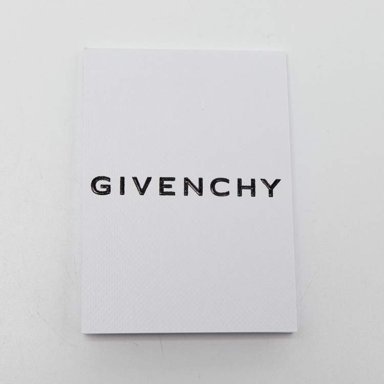 Pre Owned Givenchy Beige Leather 4G Flat Slides Size 38.5