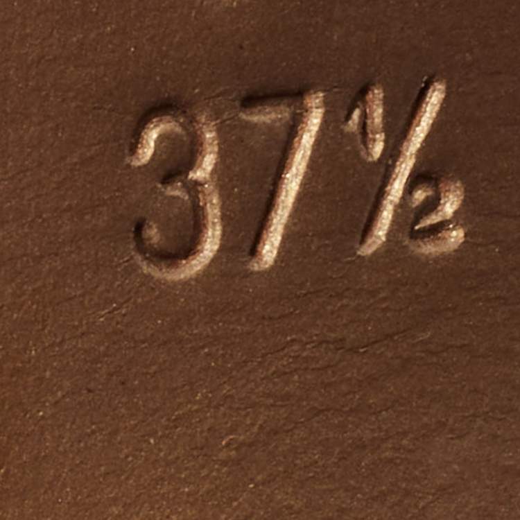Pre Owned Givenchy Brown Suede Ankle Tie Sandals Size 37.5
