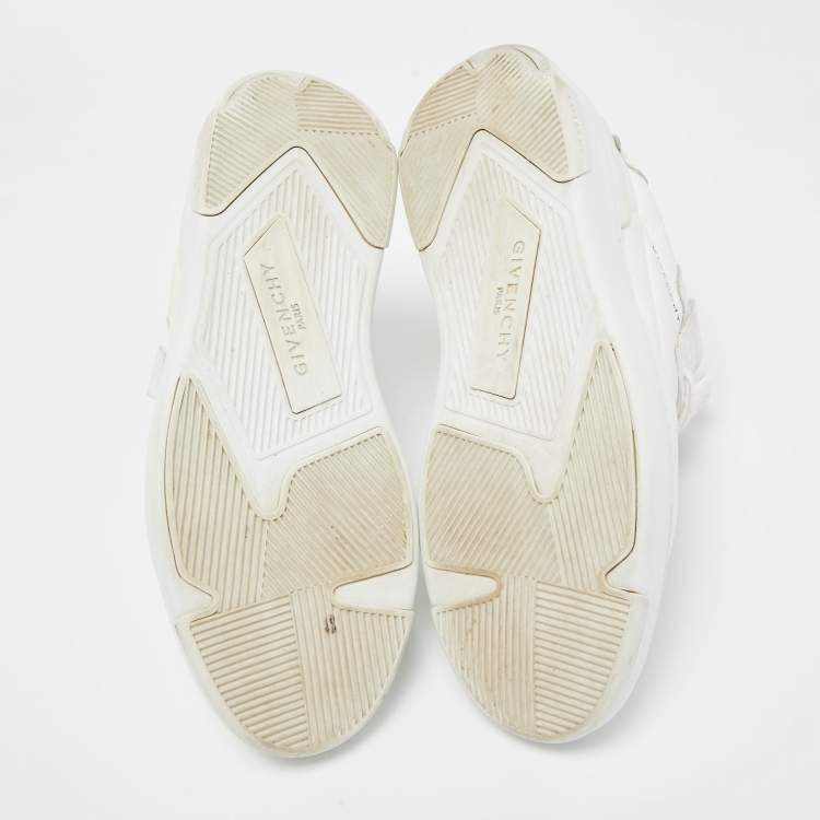 Pre Owned Givenchy White Leather Low Top Sneakers Size 39