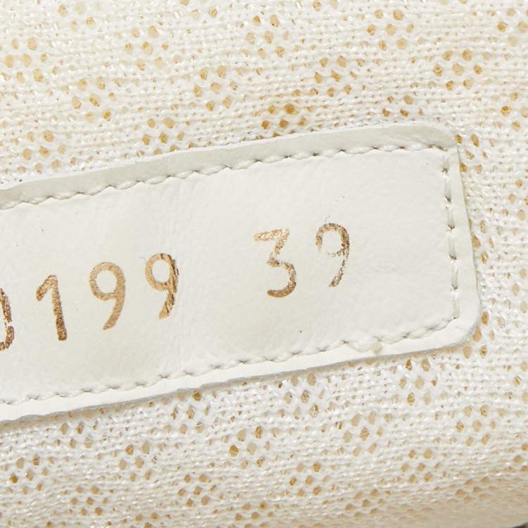 Pre Owned Givenchy White Leather Low Top Sneakers Size 39