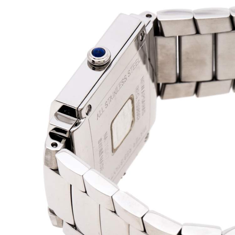 Pre Owned Givenchy Silver Stainless Steel New Apsaras REG.15588962 Women's Wristwatch 35MM
