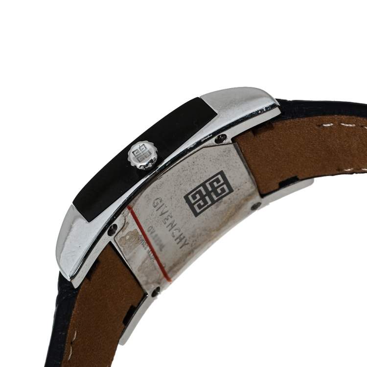 Pre Owned Givenchy Black Stainless Steel GV5234L Quartz Women's Wristwatch 24MM