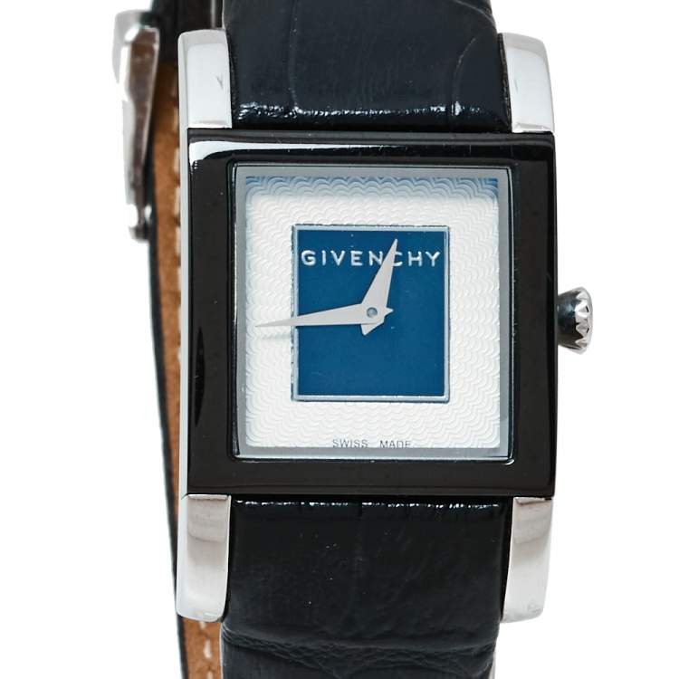 Pre Owned Givenchy Black Stainless Steel GV5234L Quartz Women's Wristwatch 24MM