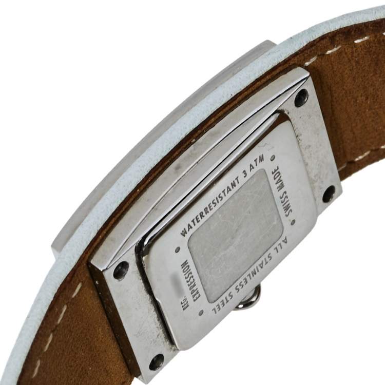 Pre Owned Givenchy Grey Stainless Steel Expression REG. 92438731 Women's Wristwatch 18 MM